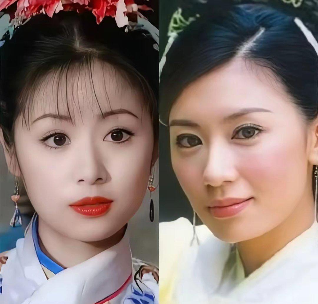 两位女神，

颜值都没得挑，

可她们的感情路，

真是一个往东一个往西。

先