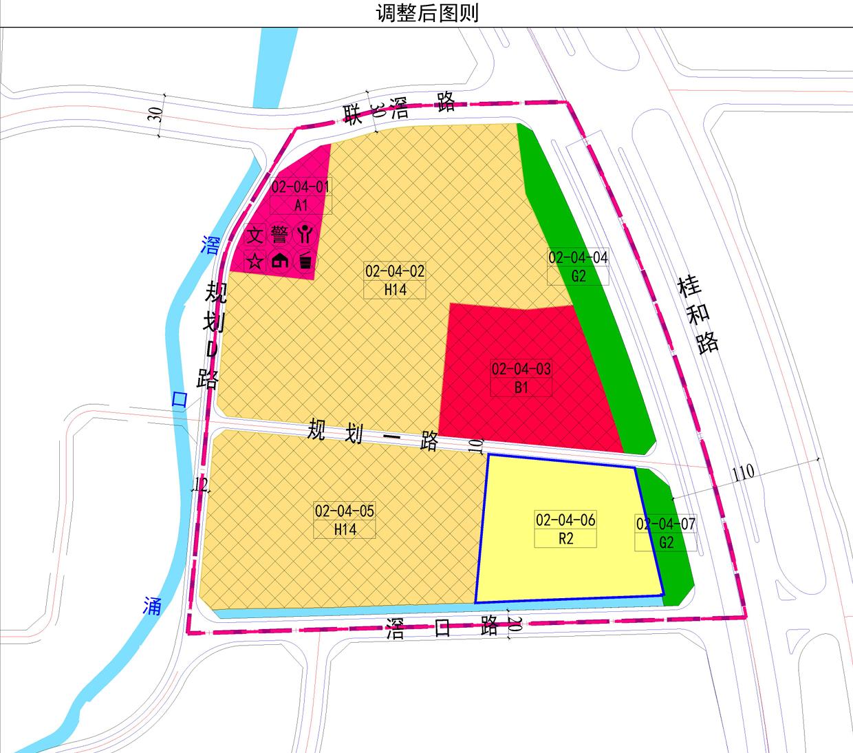 大沥镇滘口路北侧地块控制性详细规划局部调整：
为盘活土地资源，响应产城融合提质、