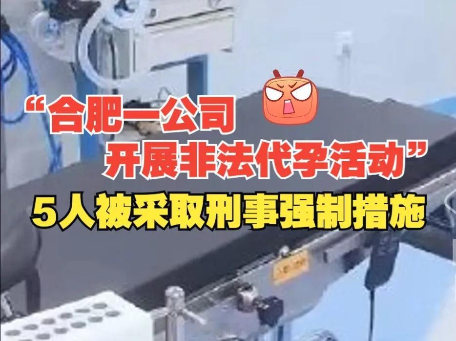 12月13日，安徽合肥一家非法代孕公司被调查曝光，这家公司长期跟医院的医生和公职