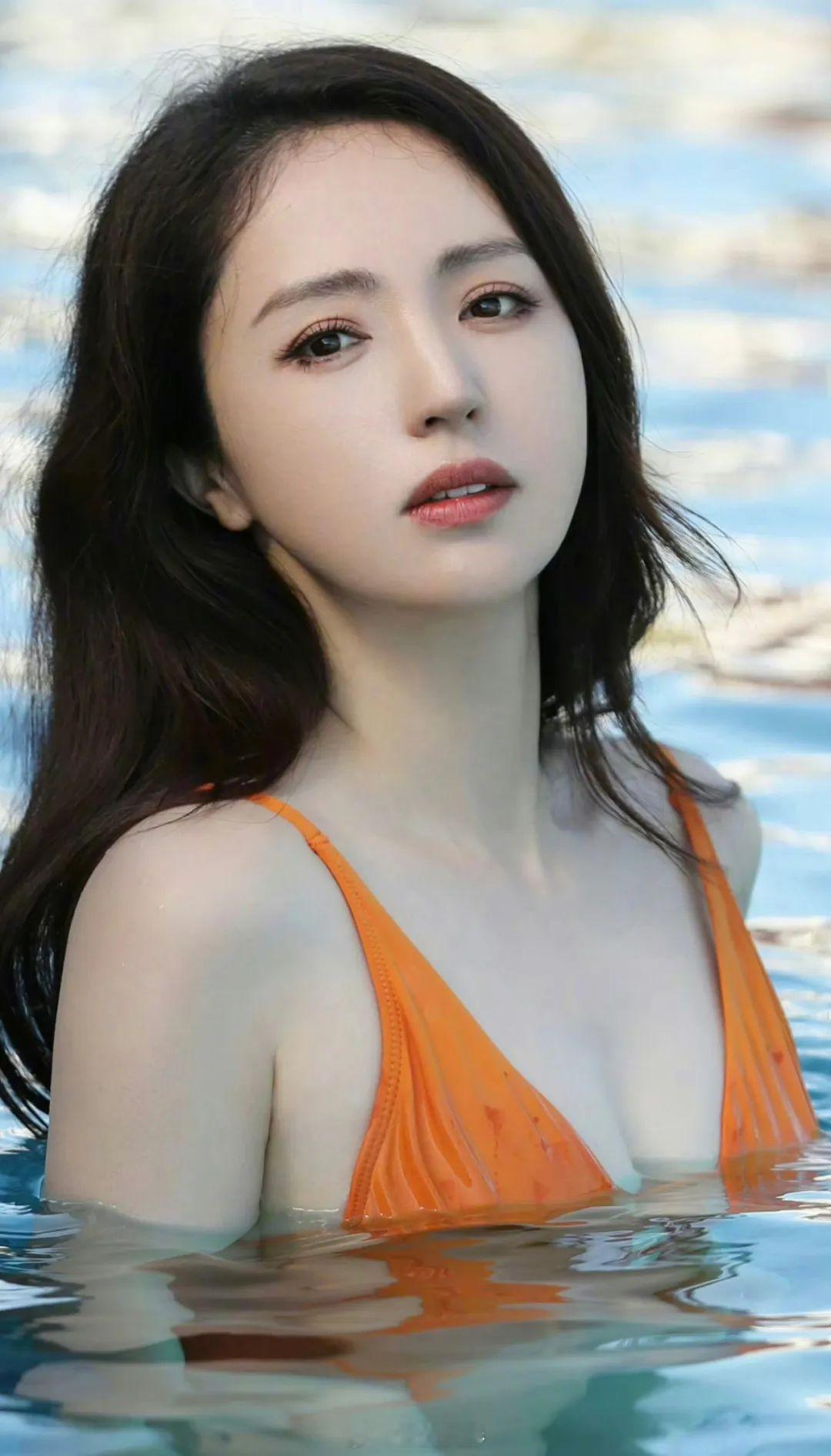 董璇泳装比基尼写真 