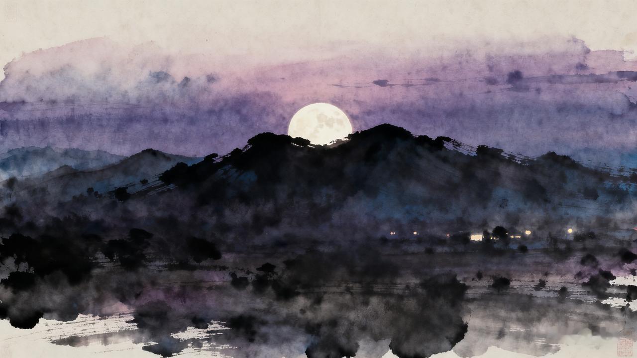 2. 星垂北野夜空明
3. 霞铺东岭半天红
4. 灯燃万户小城明