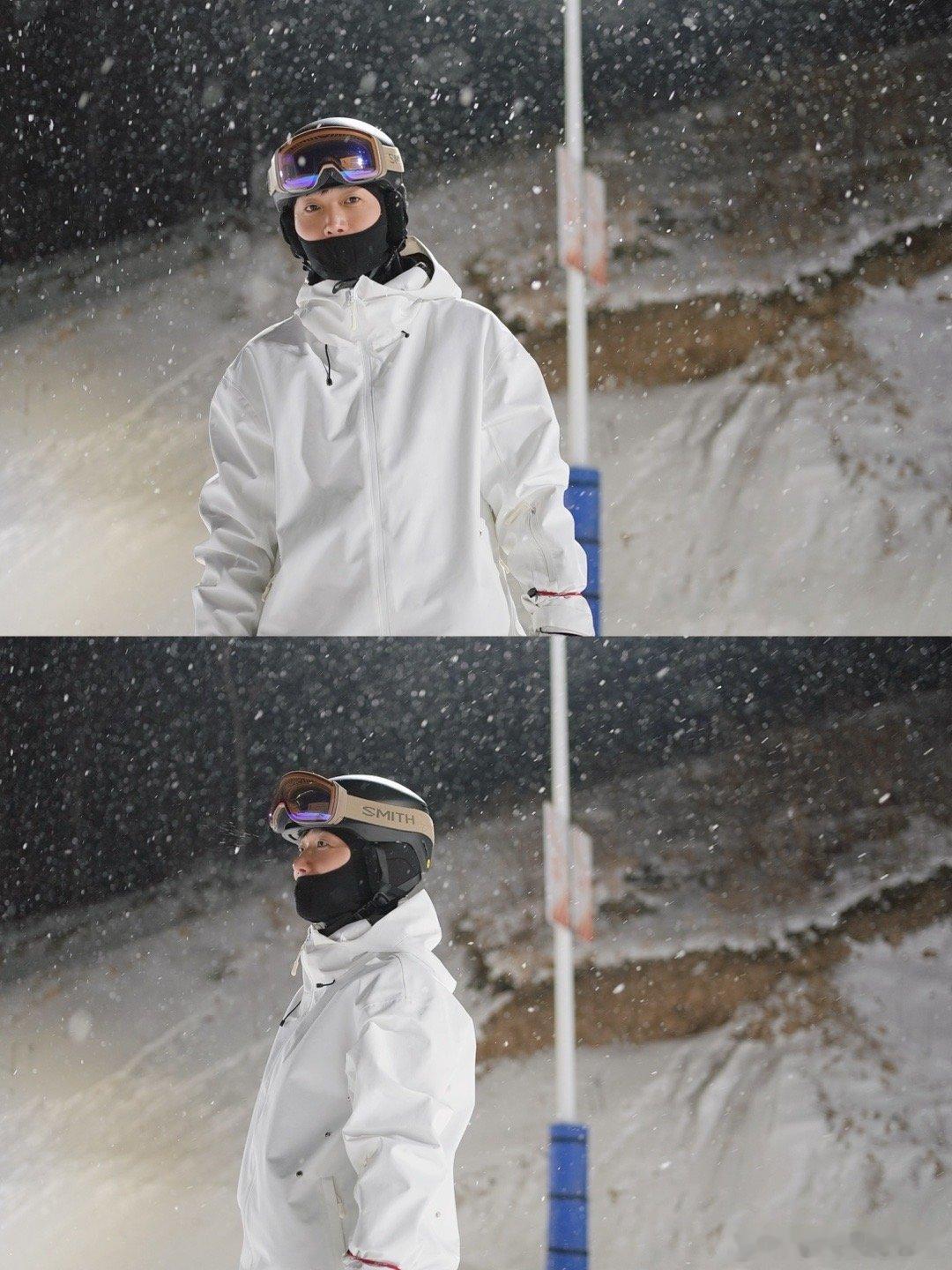 人生第一次来东北 没想到是来滑雪🏂许多年没拿起雪板了 重新学 重新练 感觉自己