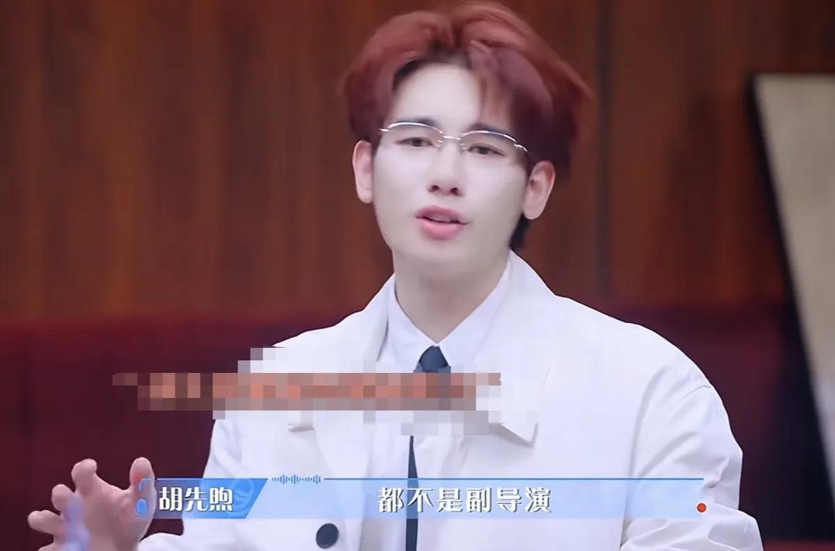 胡先煦自爆童星时期被欺负，说:“以前我小时候拍戏的时候，都不是副导演，是执行导演