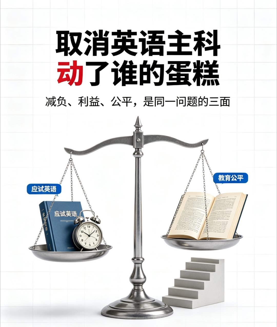 取消英语主科 动了谁的蛋糕一边是多年应试内卷，大量家庭在英语补习上投入时间金钱；