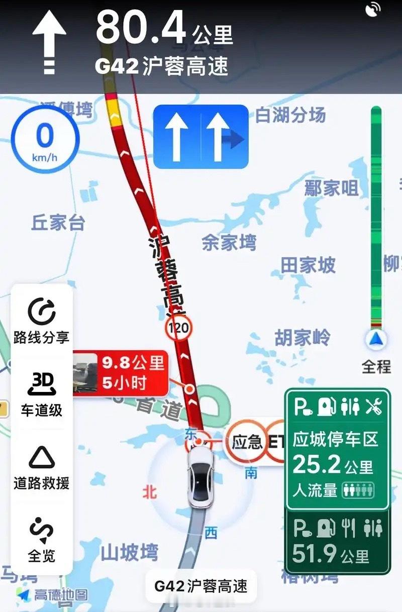 一张照片证明你堵在路上了堵车的时候你希望自己开的是油车还是电车？ ​​​