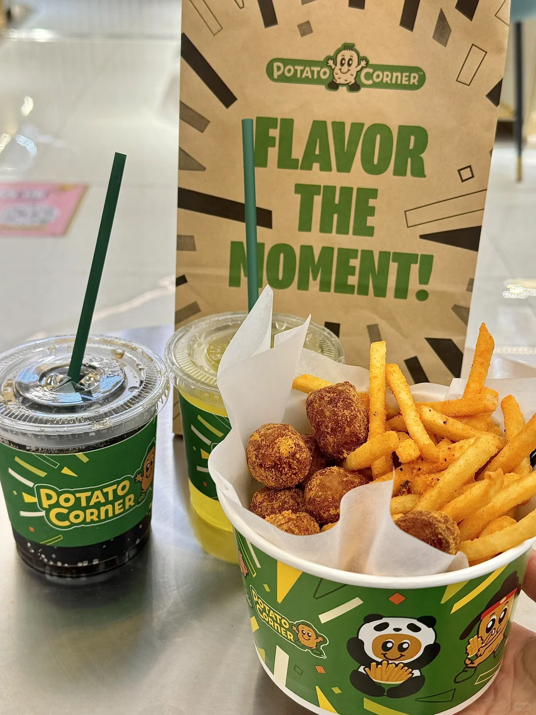 吃上了！！超火的Potato corner 薯条🍟🔥