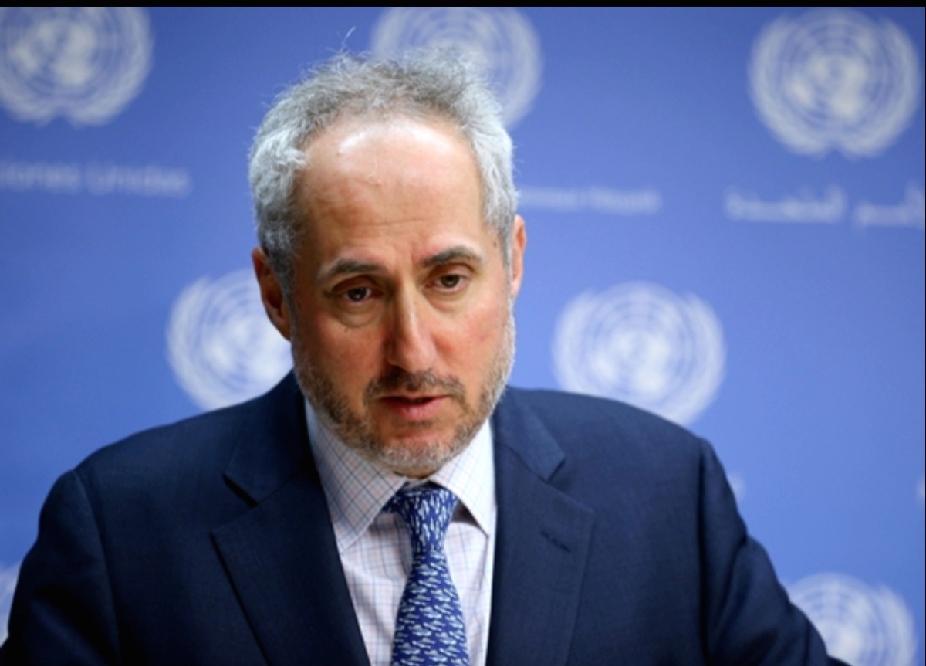 联合国终于表态了！

据联合国网站7日消息，联合国秘书长发言人迪雅里克在记者会上