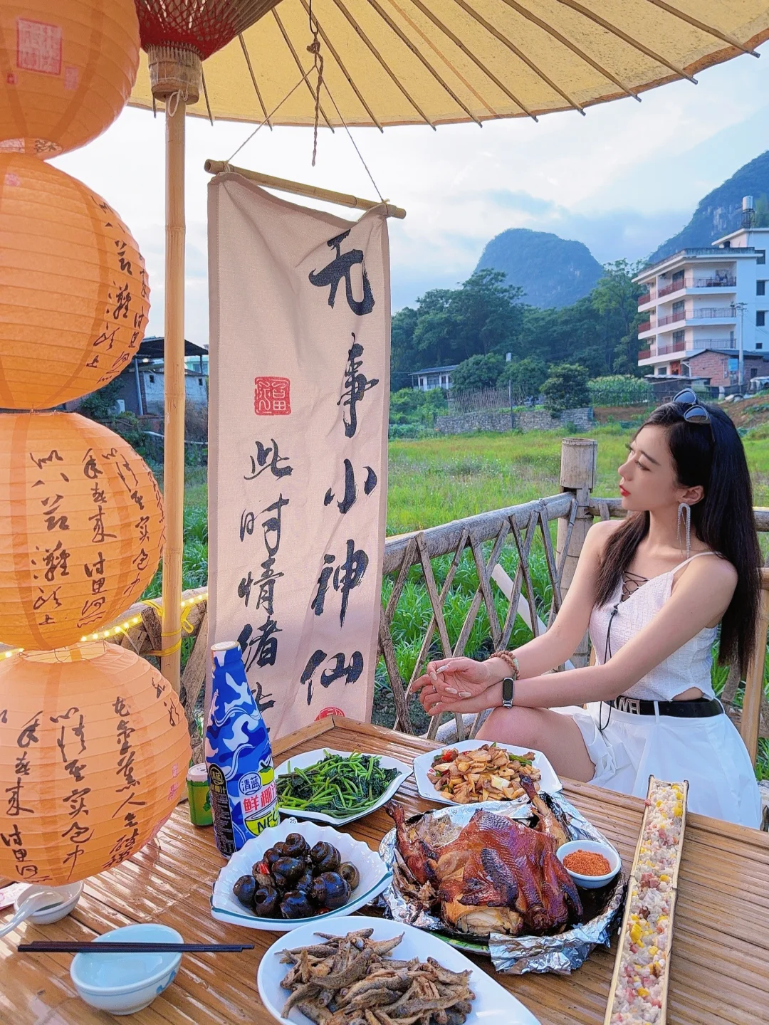 一椿里 | 稻田边用餐，芳草碧连天🌿