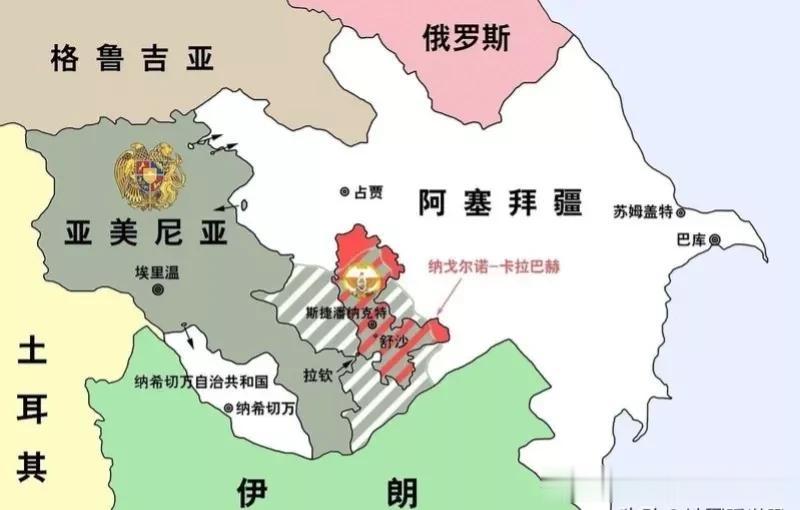 亚美尼亚与阿塞拜疆之间爆发冲突，这件事跟当前的乌克兰战争太像了。
亚美尼亚与阿塞