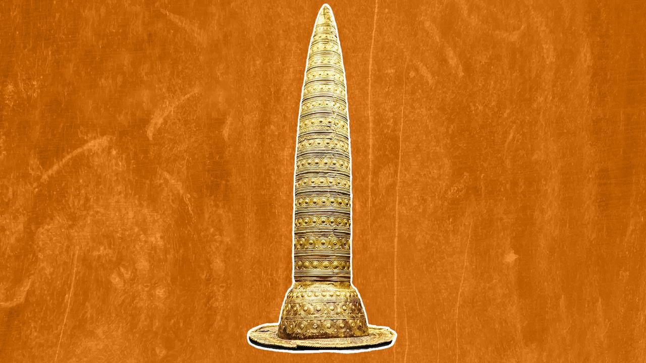 林金帽：一件拥有3000年历史的仪式用头饰，曾被某个教派用于追踪太阳、月亮和月食