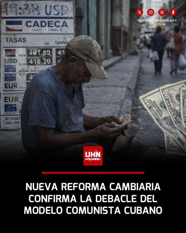 最新消息——古巴今天启用了接近非正式市场汇率的浮动汇率，美元兑古巴比索汇率徘徊在