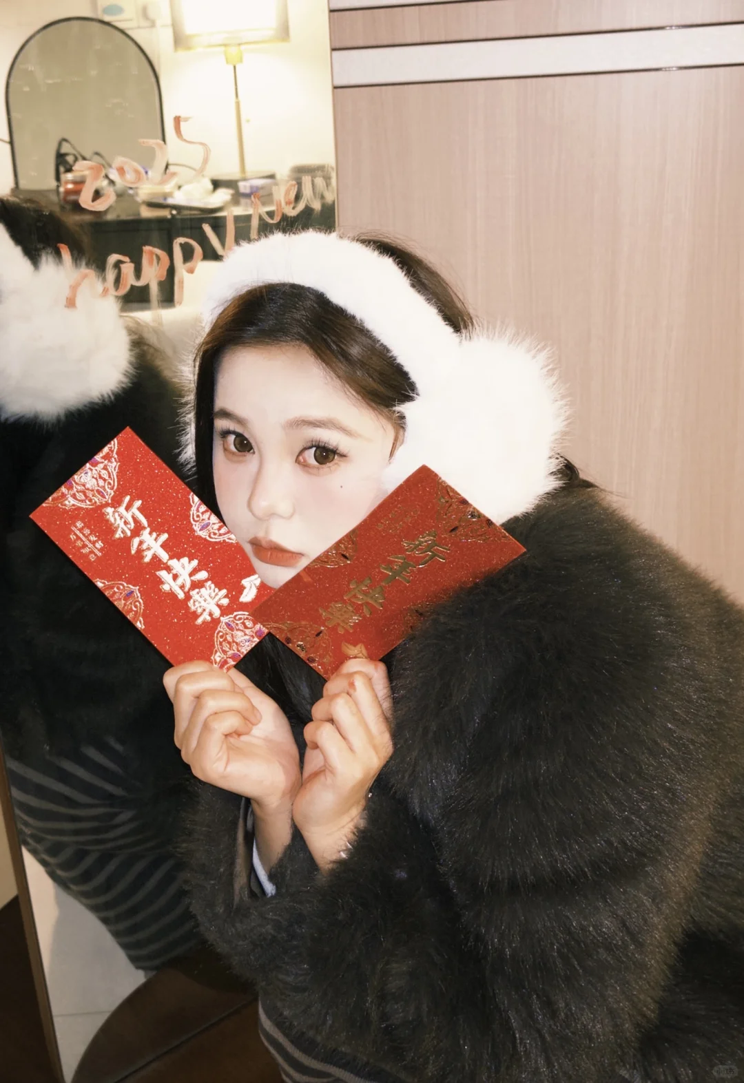 在房间也能拍出漂亮的新年照片！