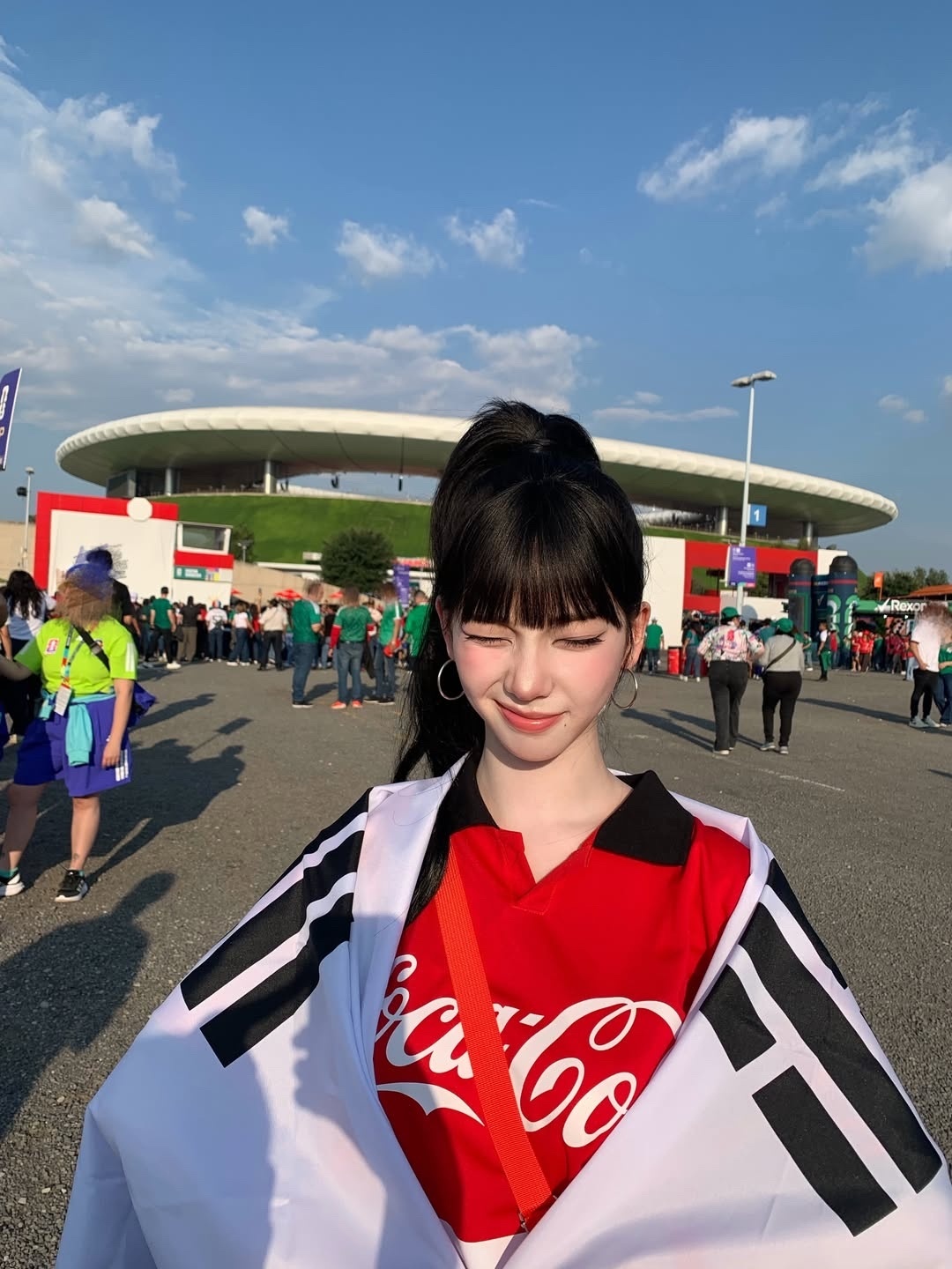 柳智敏 世界杯活动look 