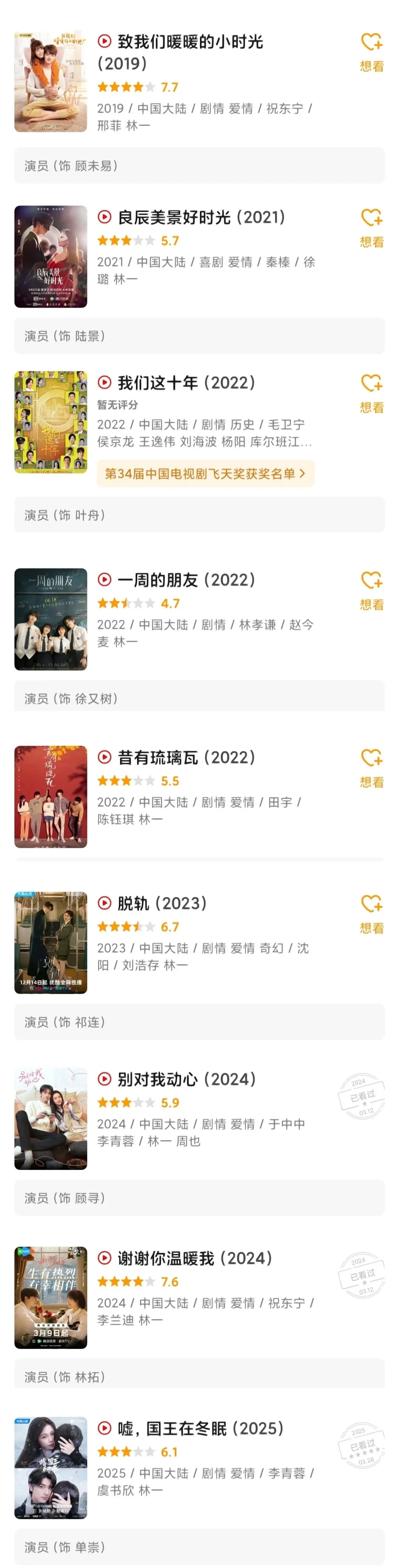 林一大鼻子居然默默的扑了这么多现偶！！！这位一直持续多年血扑现偶，但一直隐身，一
