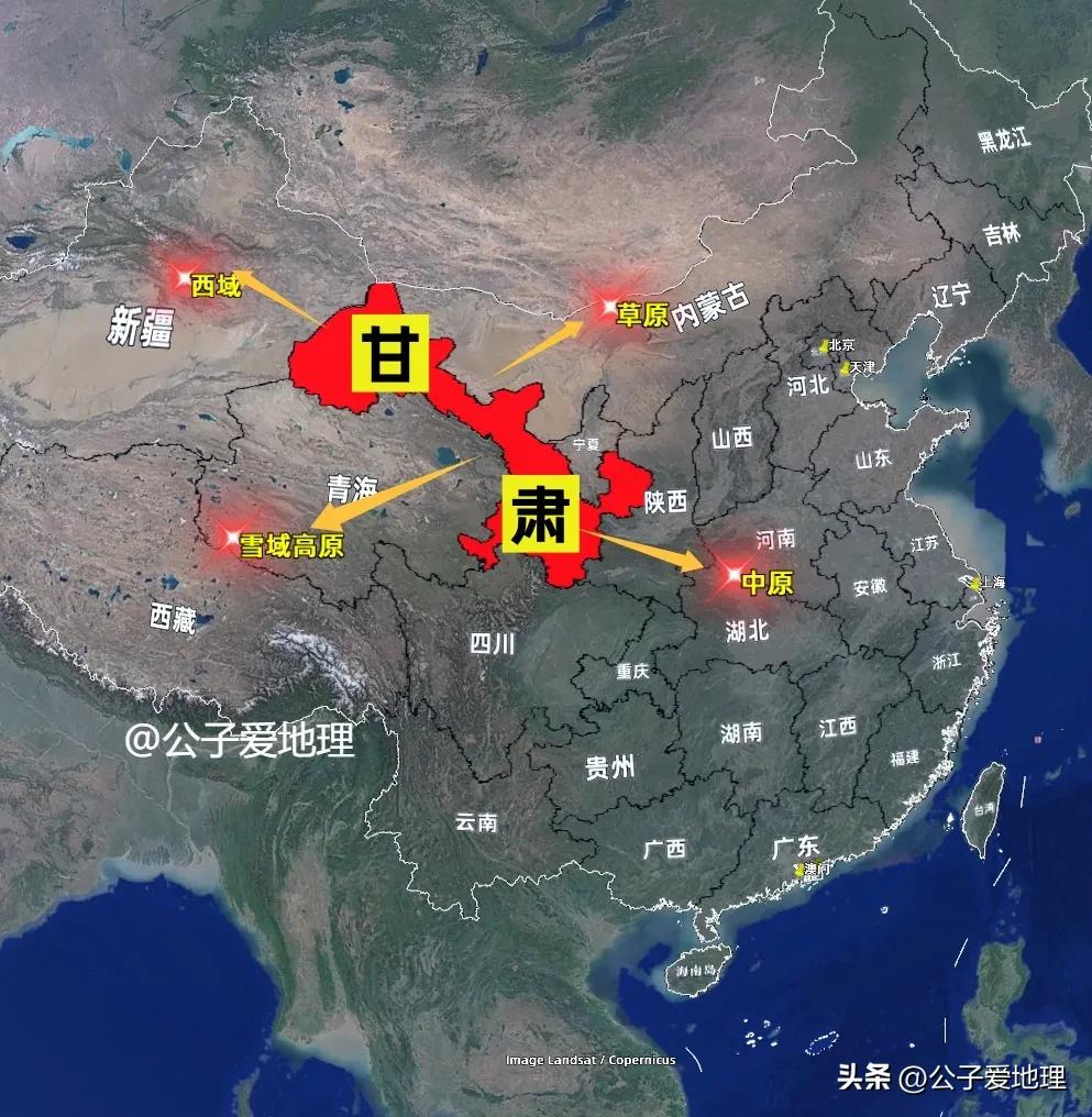 河西走廊何止是一条走廊，它是插在中国版图上一把锋利的宝剑！
在中国西北的辽阔疆域