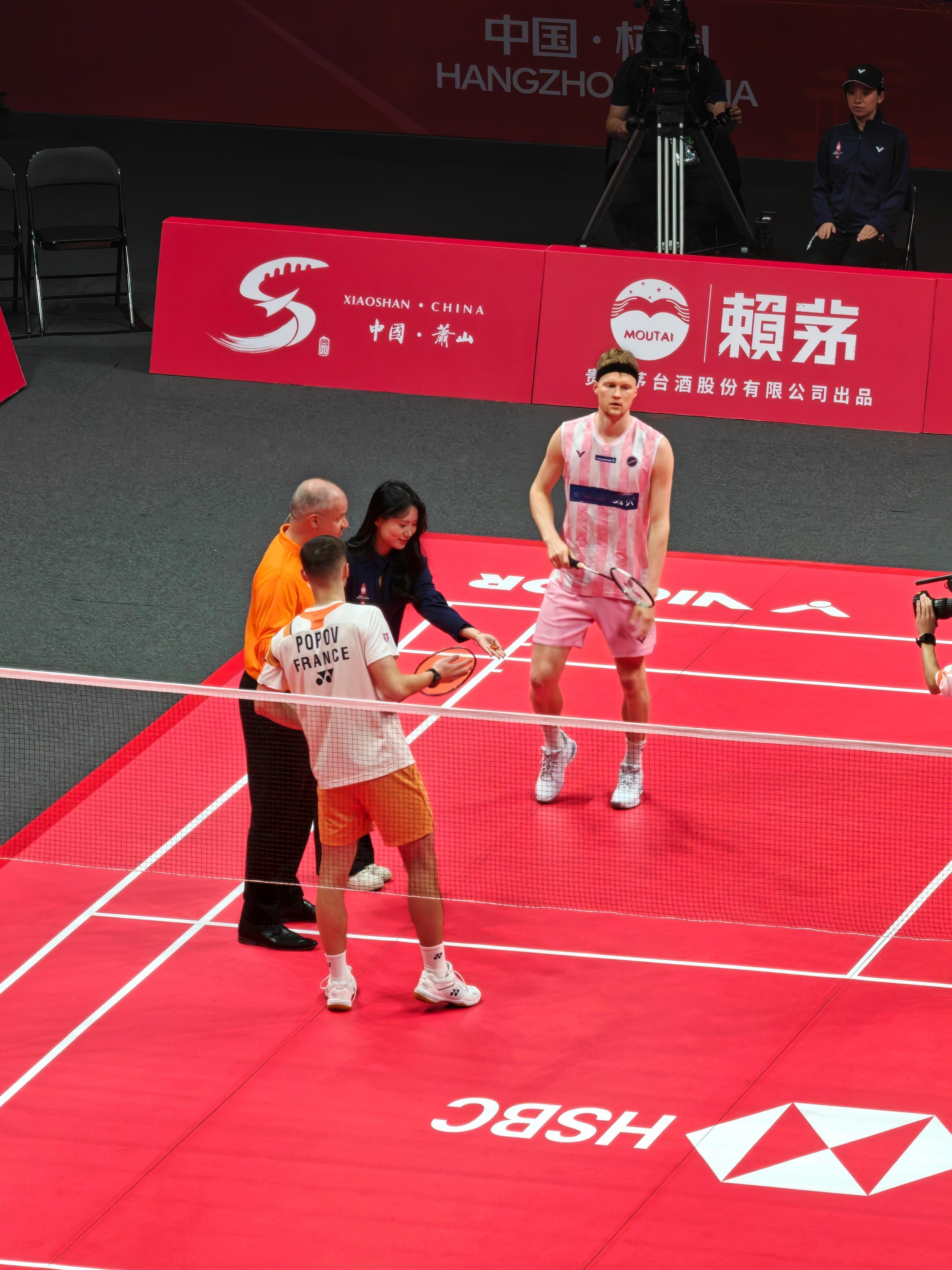 马上开始：安东森🇩🇰 vs 🇫🇷小波波夫决胜杭州胜利在握2025年世界羽