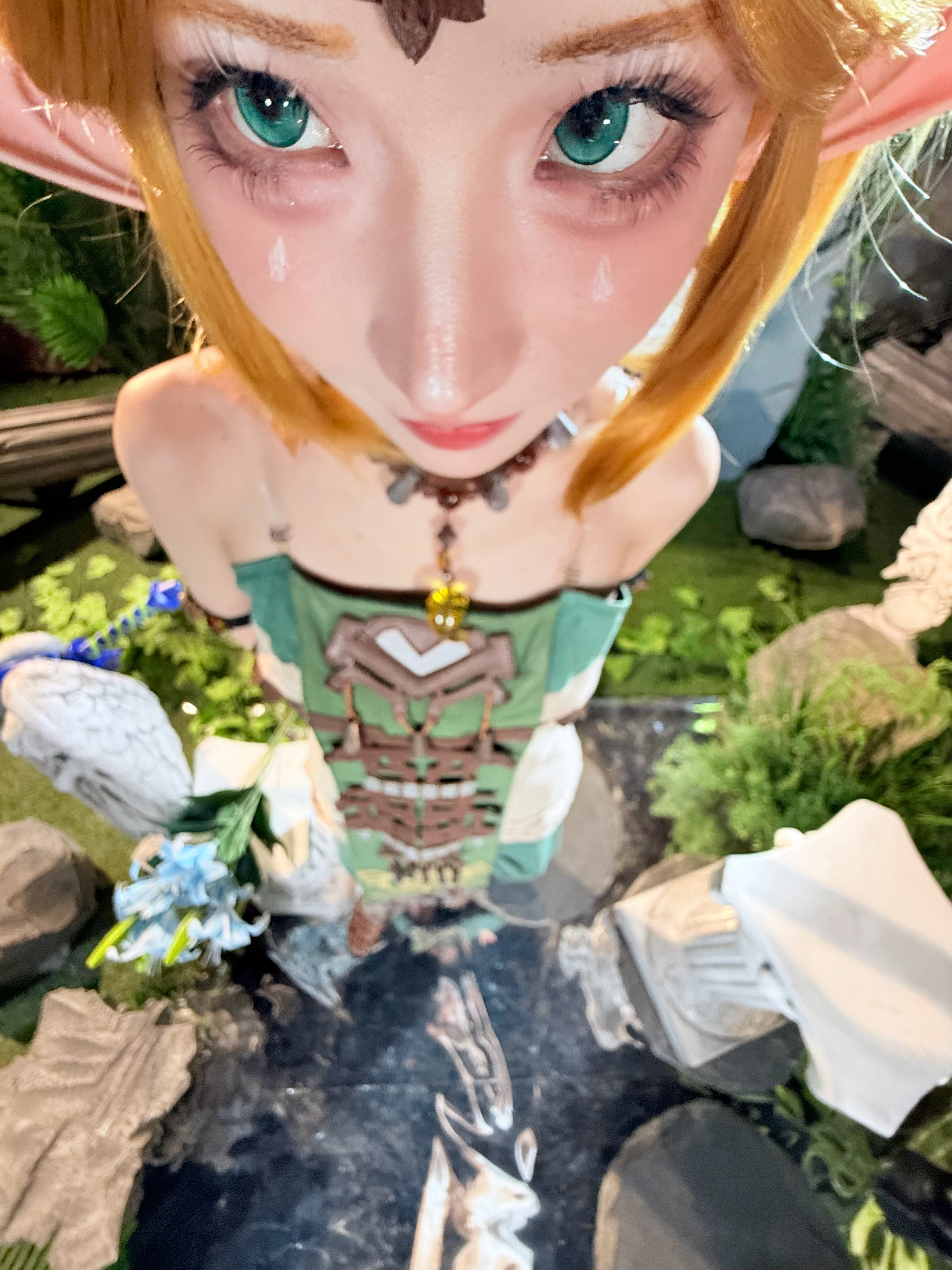 塞尔达传说王国之泪塞尔达cosplay 公主也要蚊子视角吗？今日花絮笑死了摄影带