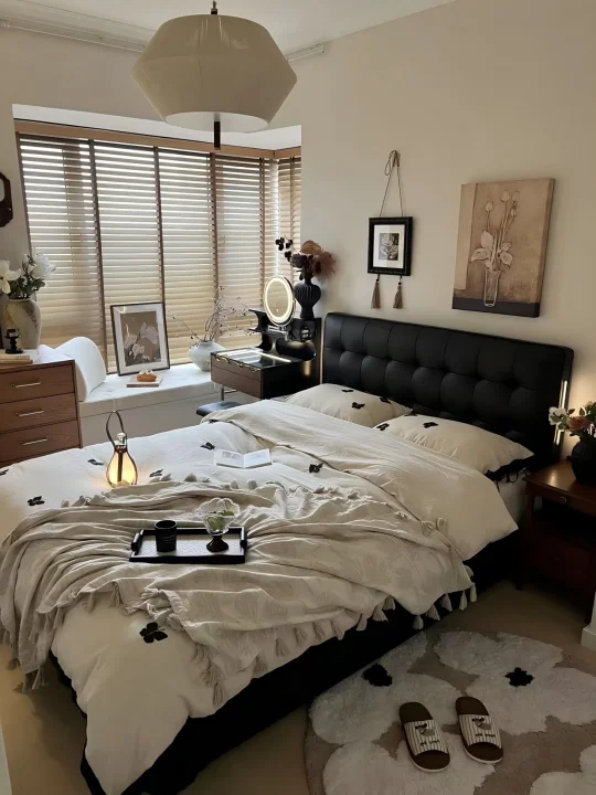 能装又好看的华夫格床，跟小户型好搭！ ！