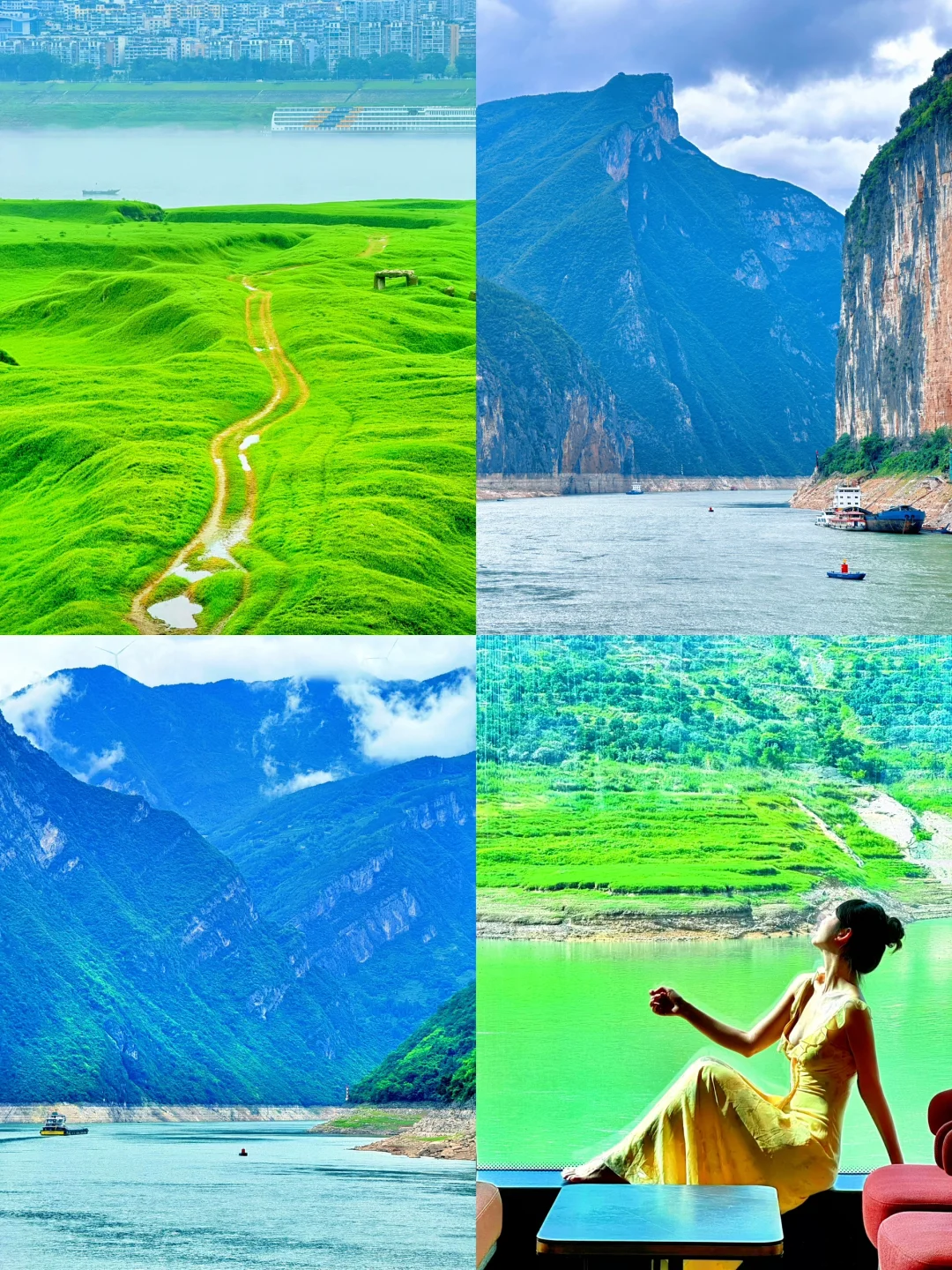 李白笔下的三峡！！美得真的很震撼……