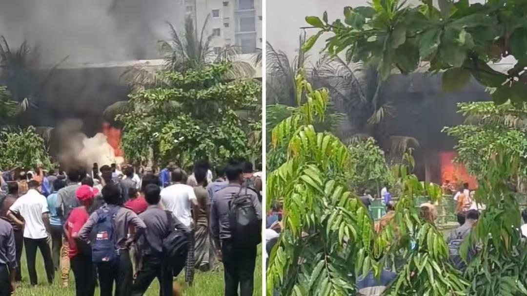 突发！孟加拉国一架歼-7战机在学校坠毁，现场十分惨烈，19人死亡。

孟加拉国空