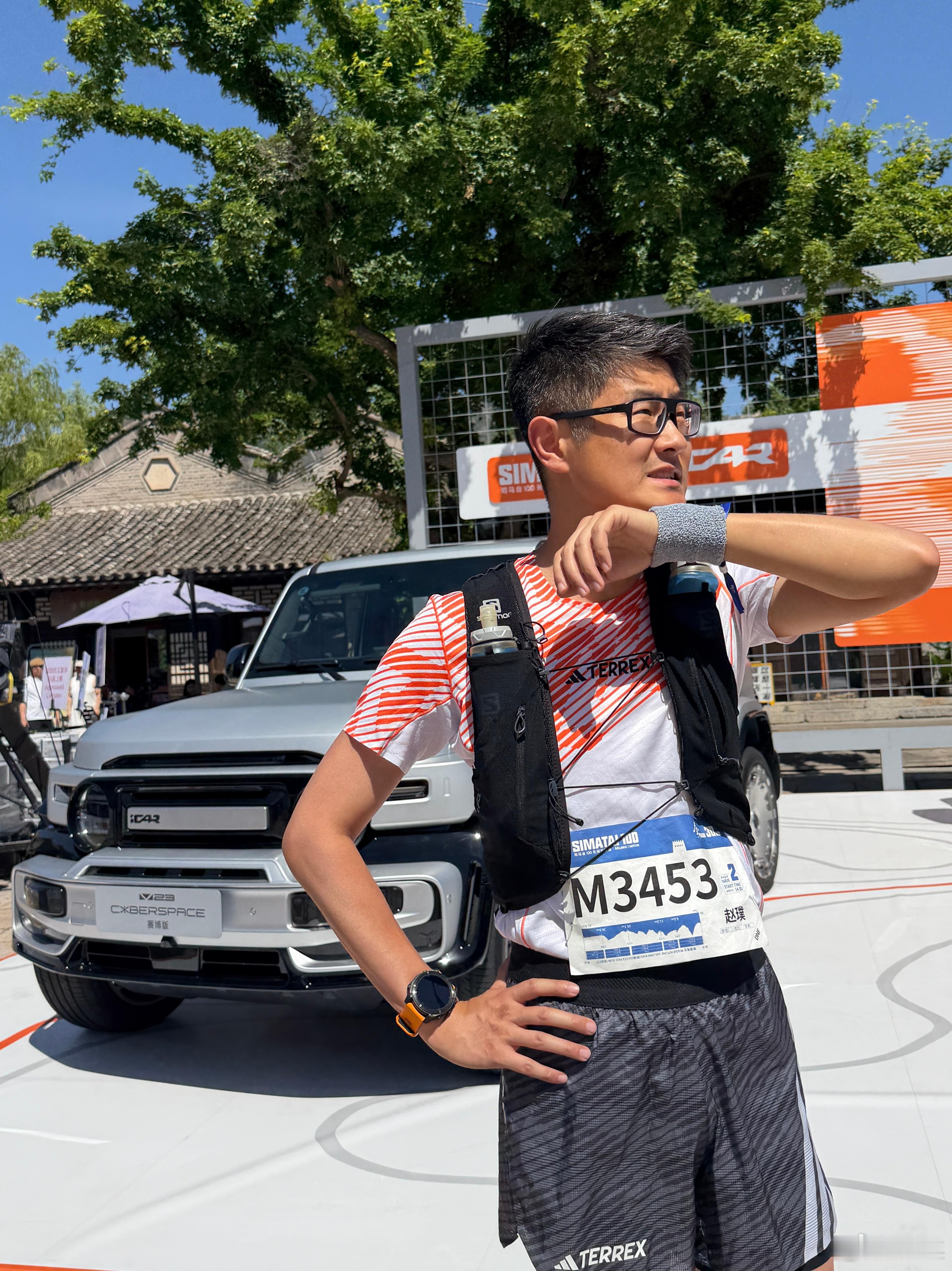 匆匆忙忙来跑司马台100长城越野赛  了。下午2点，35℃起跑，绝🥵🥵🥵城