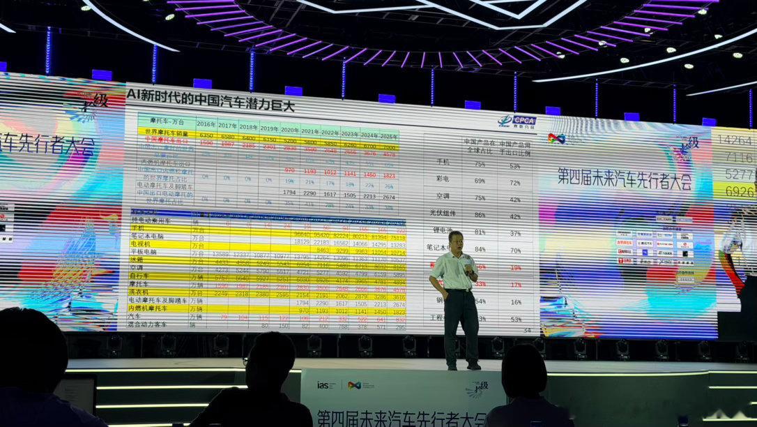 全国乘用车市场信息联席分会秘书长崔东树在今天的2026未来汽车先行者大会上表示：