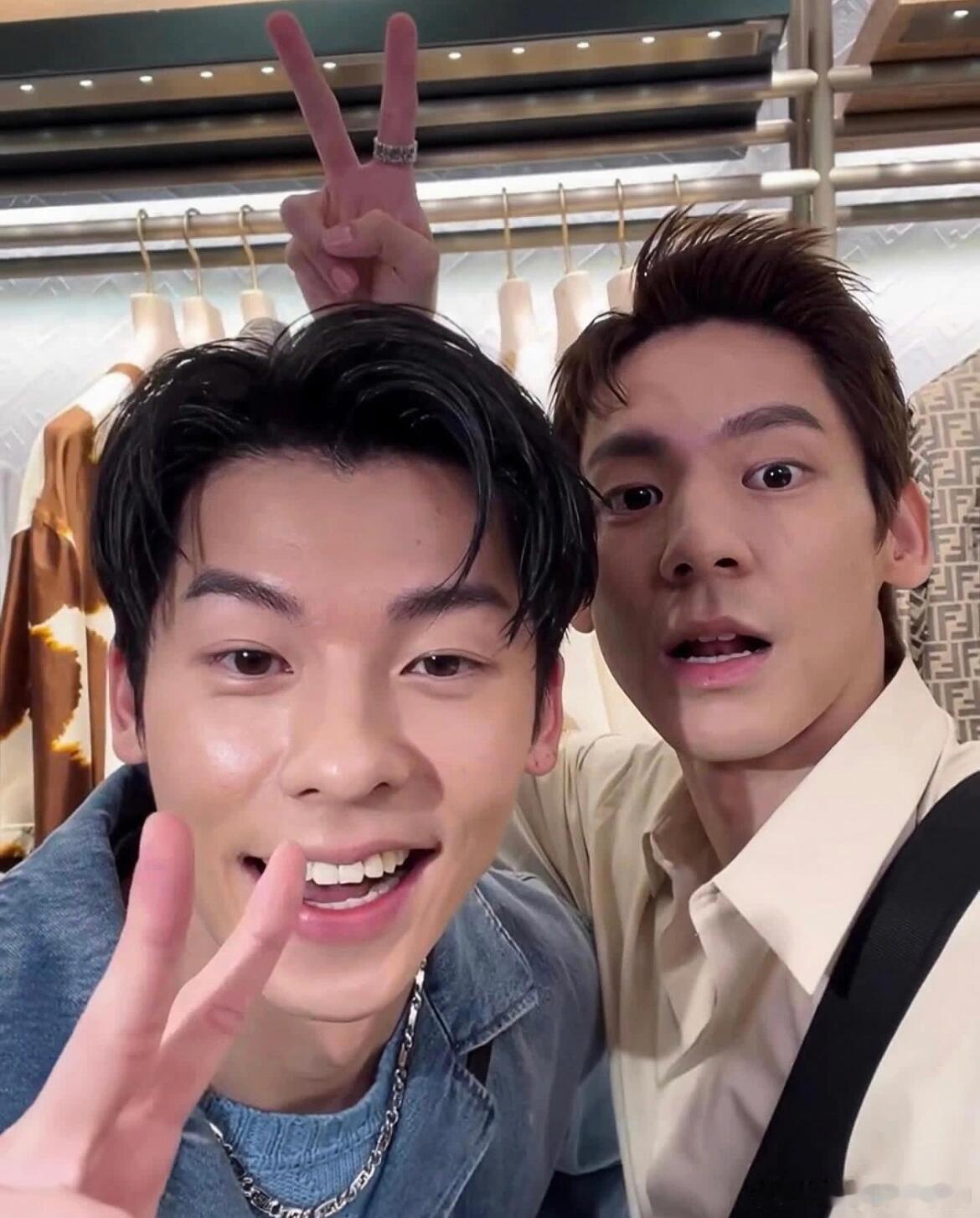 许光汉林柏宏新型同框 许光汉林柏宏跨时空同框太好嗑！前世男鬼配警察，今生硬汉拆弹