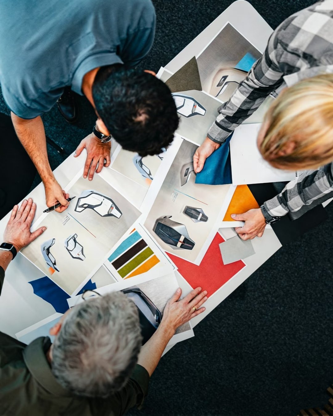 BMW M Visionary Materials座椅，真帅啊 