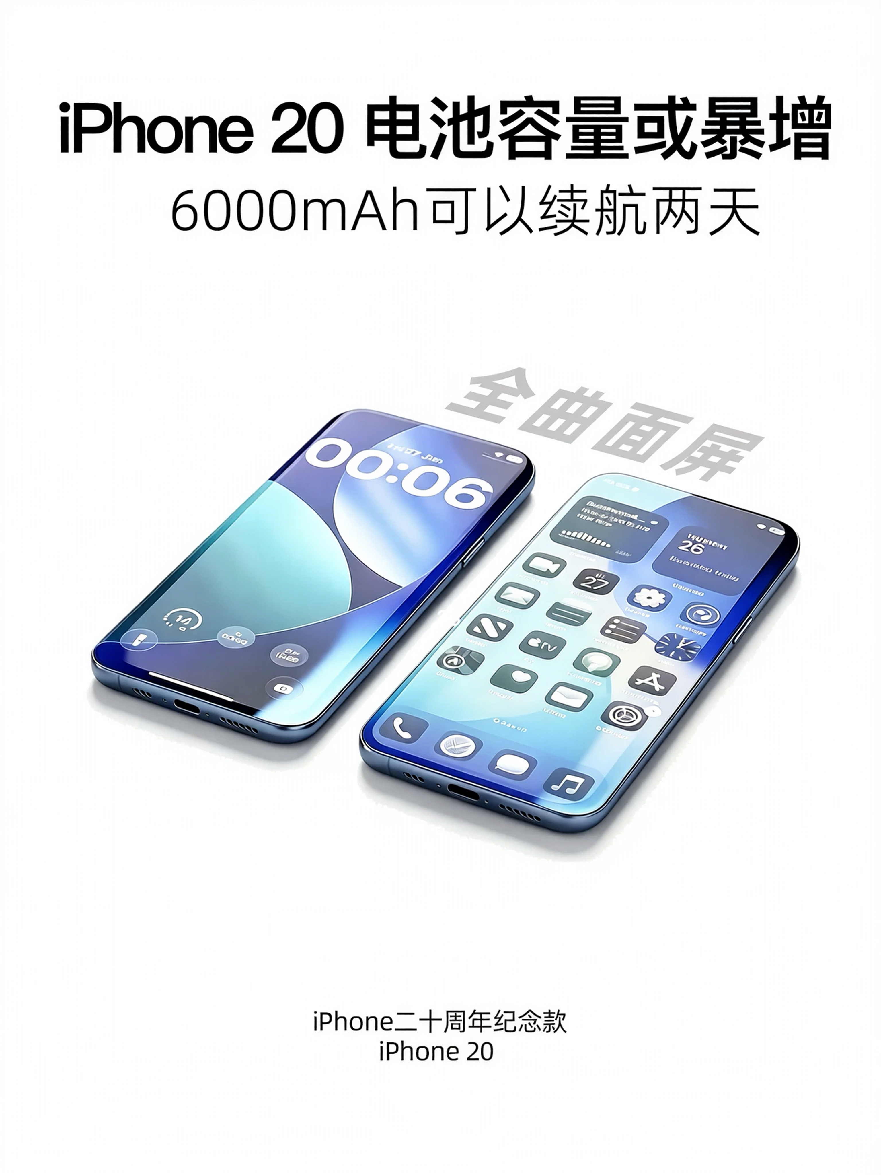 iPhone二十周年纪念款爆料来袭，两大革新引爆期待！续航迎来史诗升级，海外无实