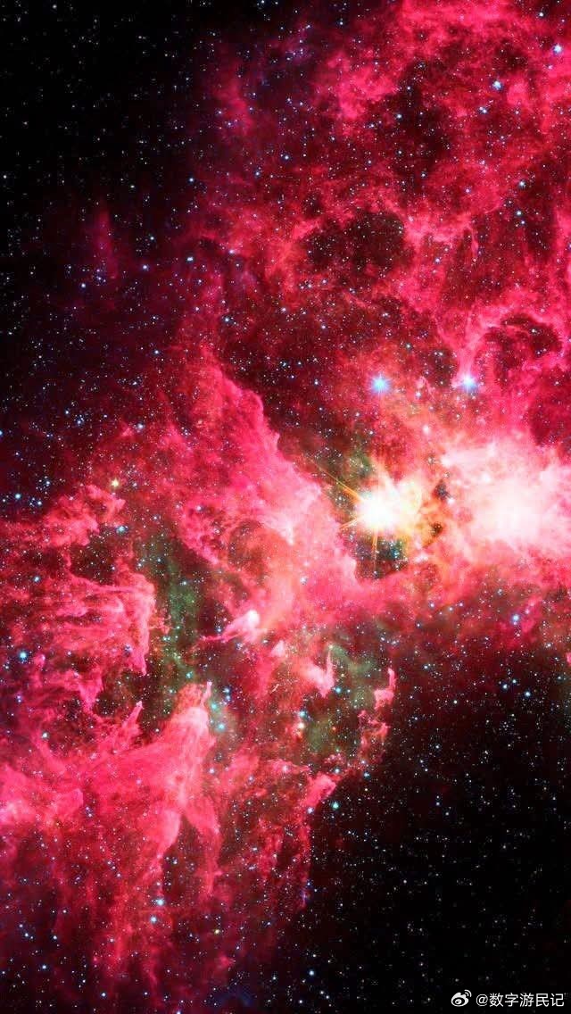 宇宙的秘密：恒星如何诞生，正如斯皮策所见这不是一幅画。这是船底座星云，距离我们7