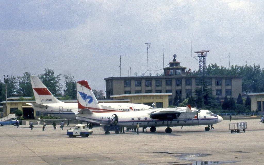 中国民航老照片之西安西关机场