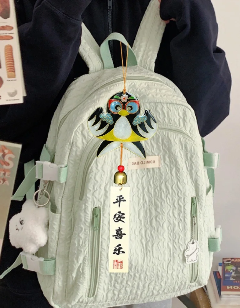 杭州手工-非遗掐丝珐琅纸鸳风铃DIY