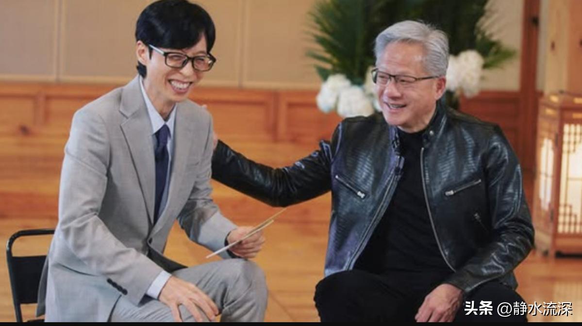 黄仁勋这趟韩国行，画风跟平时在发布会上讲GPU参数完全不同。

上脱口秀节目，跟