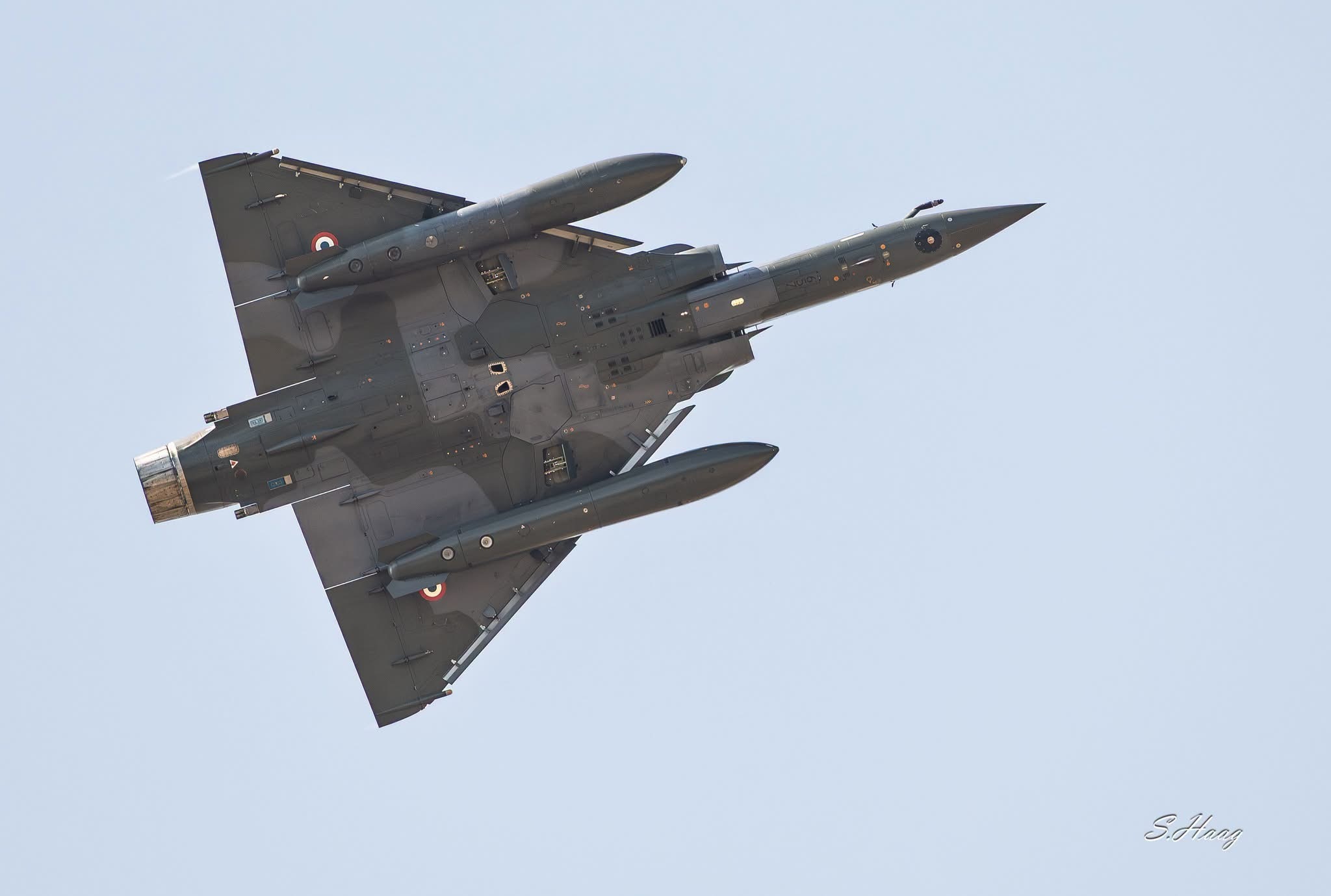 今日幻影 法国空天军（AAE）幻影2000D机腹模型考证转存 Photo cre