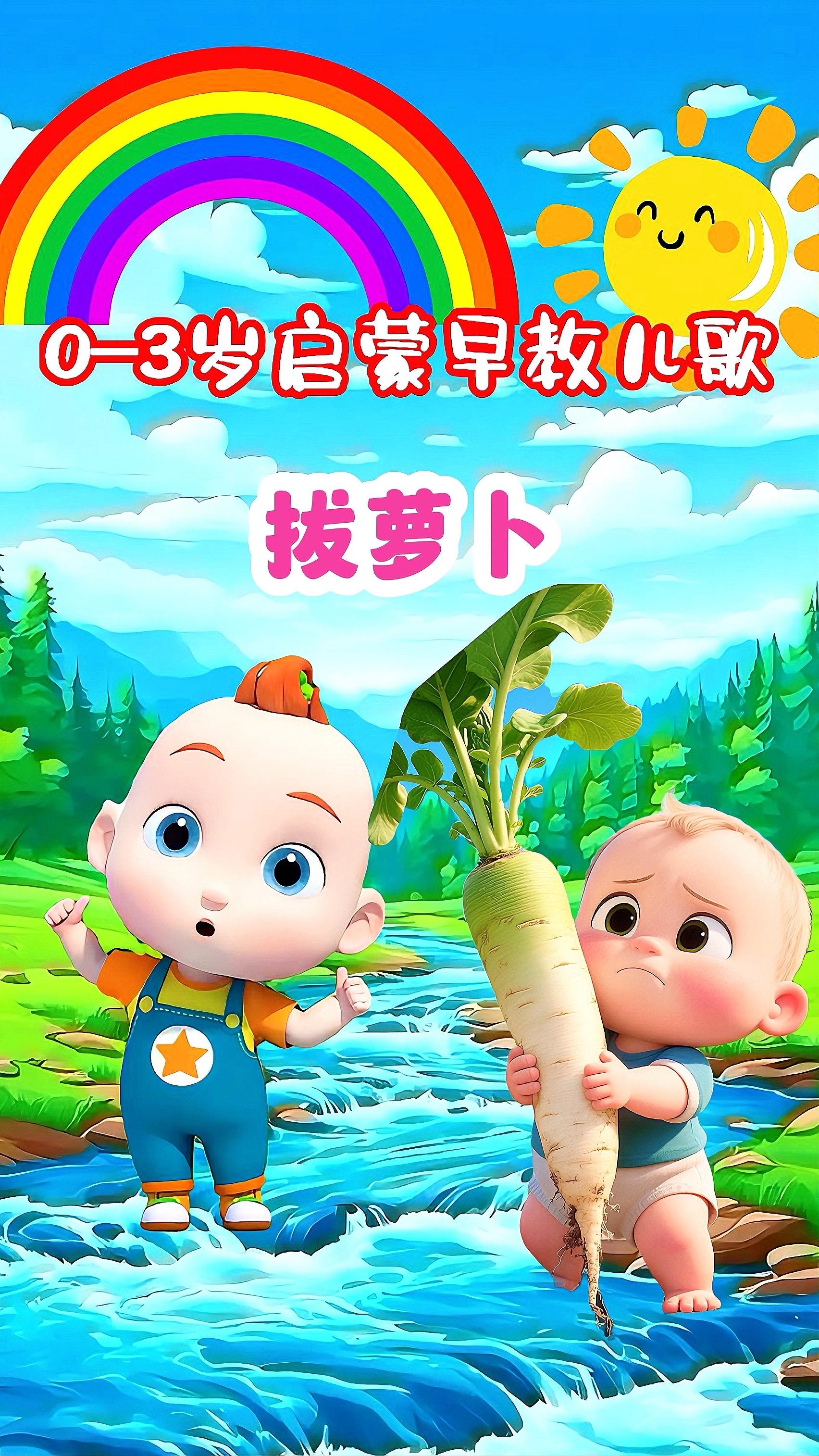 宝宝启蒙早教儿歌动画。
