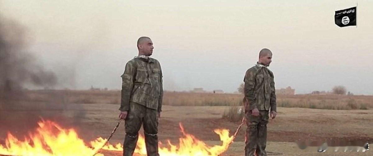 两名土耳其士兵被ISIS极端武装活活烧死
在土耳其因为加沙与以色列闹掰后，ISI
