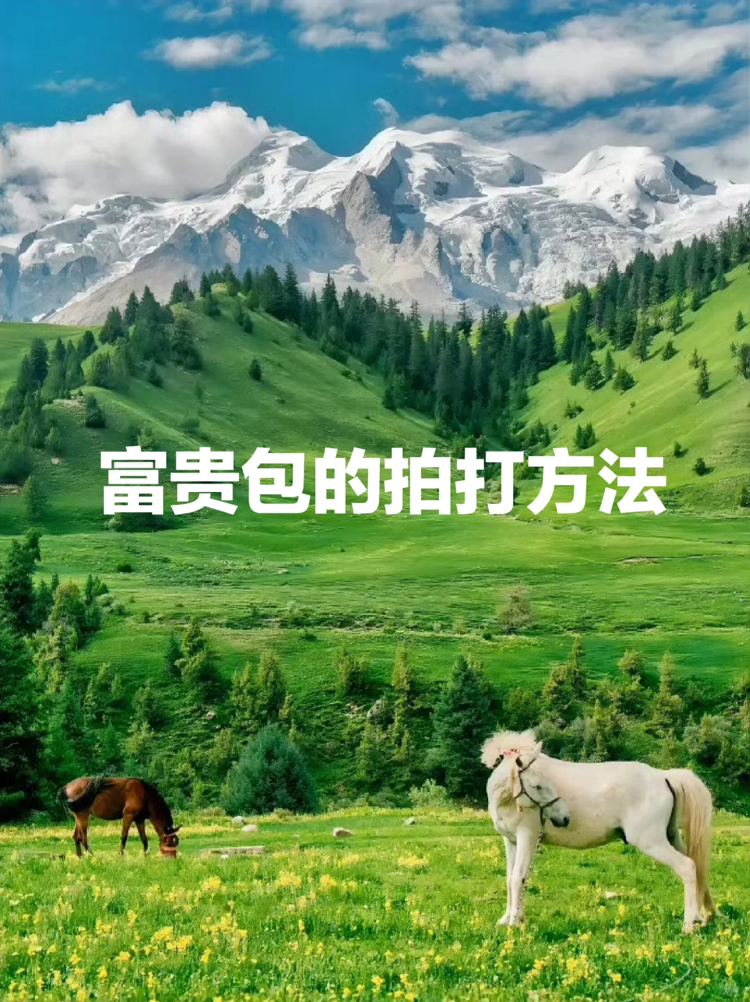 富贵包的拍打方法