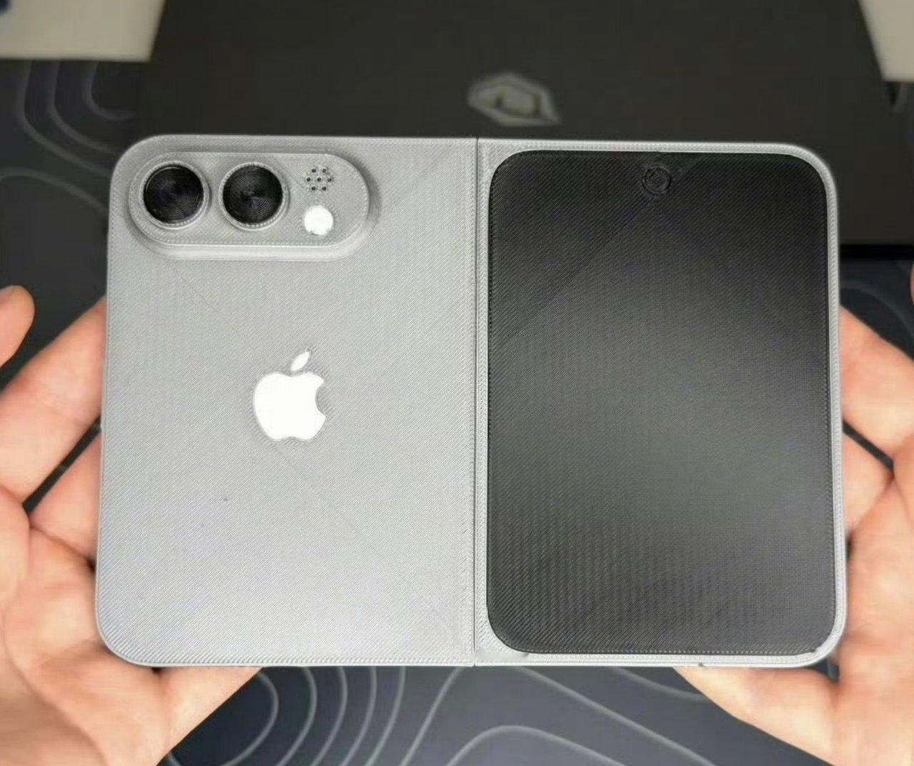 折叠屏iPhone外观实锤折叠iPhone大概率是这个样子了，你对于这个外观还有