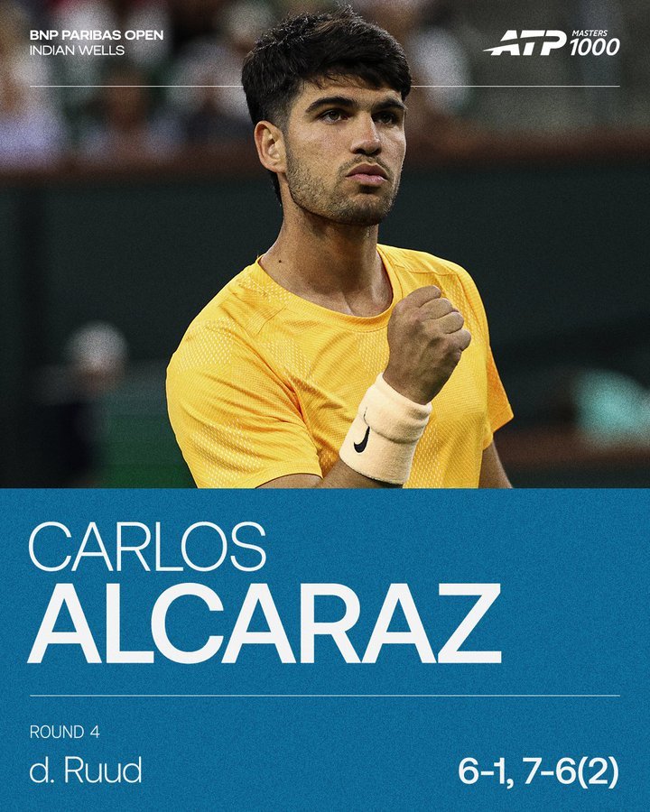 每当我们细细端详阿尔卡拉斯取得的成就，我们甚至几乎忘了，他才只有22岁。两盘直落