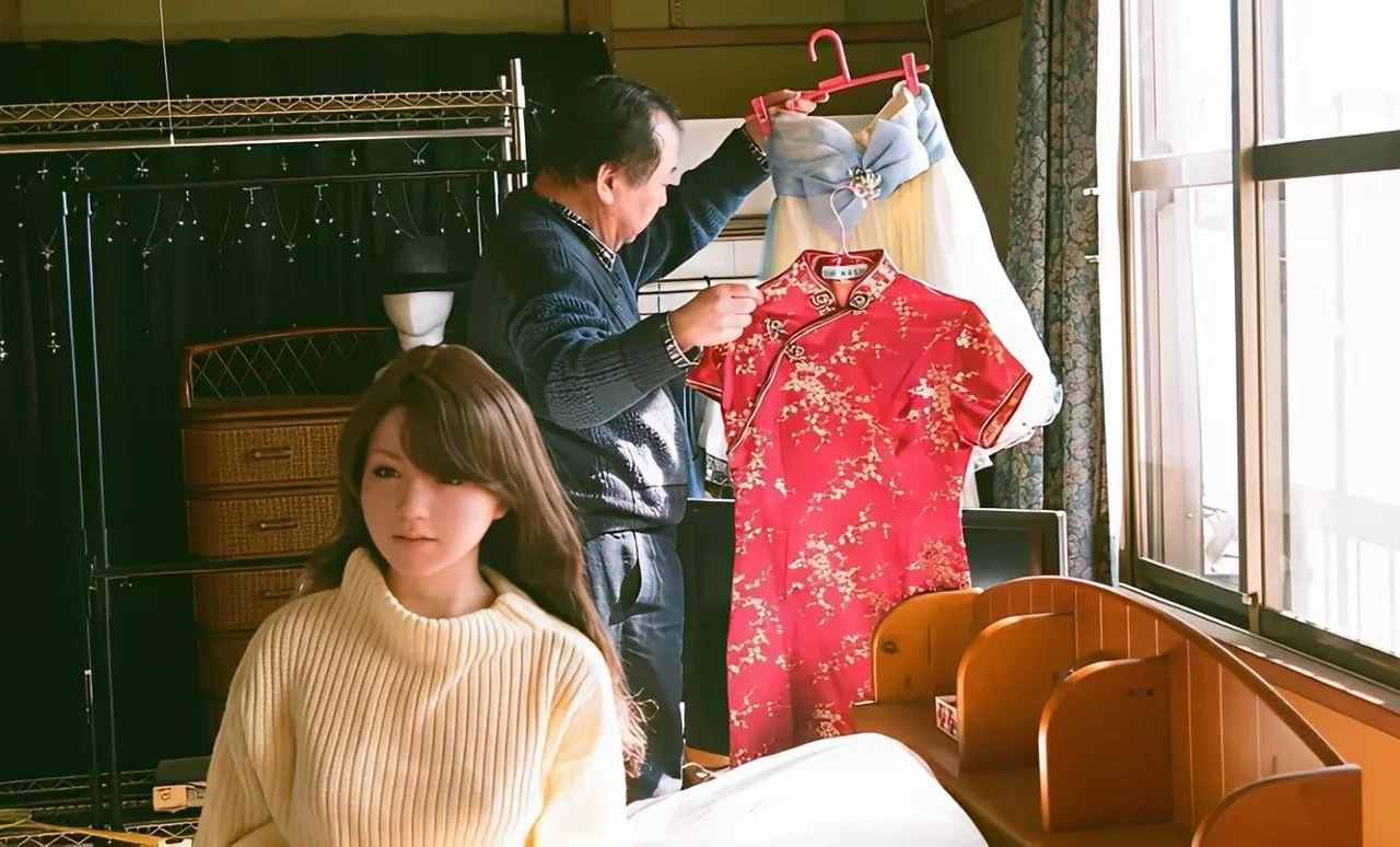 日本人就是和正常人不一样，不要老婆女儿要娃娃！ 