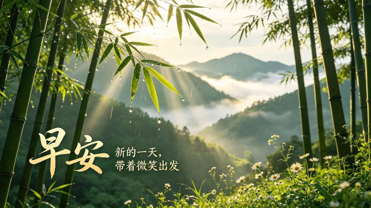 早上好！🌹🌹
     人生没有白走的路，每一次坚持都在沉淀力量，不惧风雨，