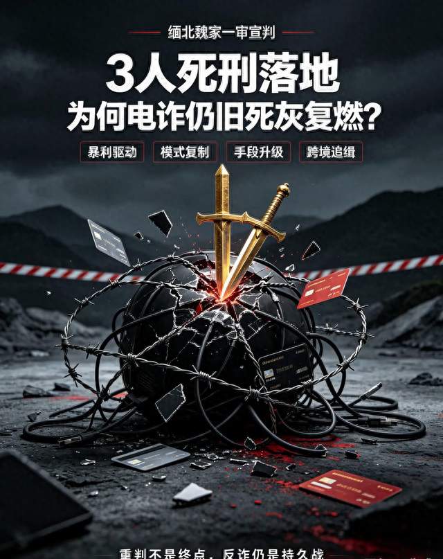 缅北魏家3人死刑落地，为何电诈仍旧死灰复燃？