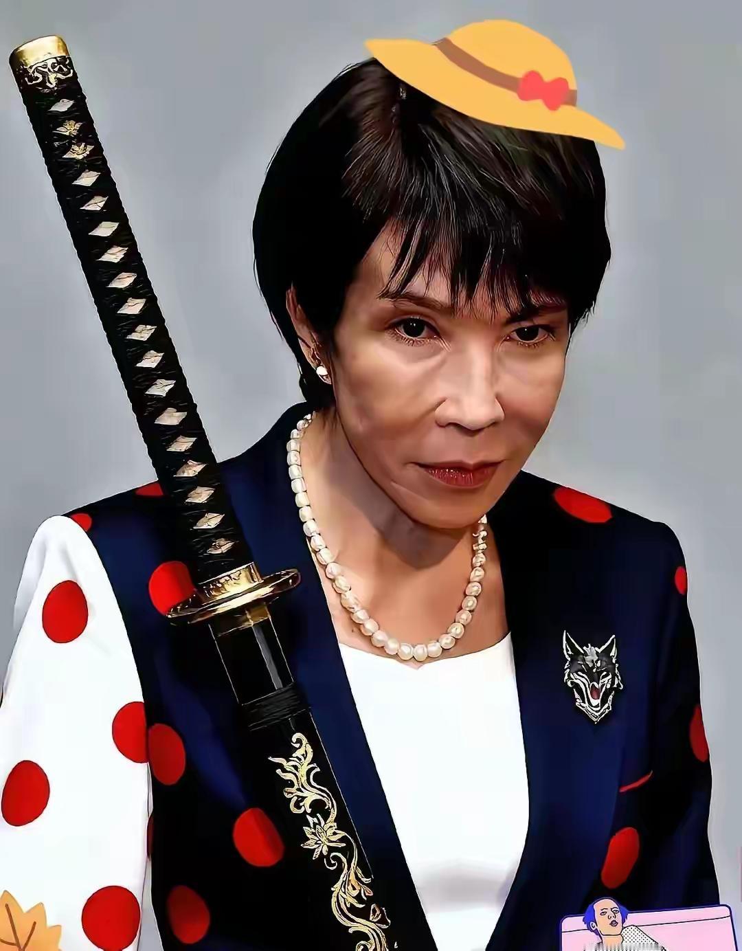 画这幅画的人太有才了，明显是看霍元甲电视剧看多了，武士刀倒是真的很像。
    