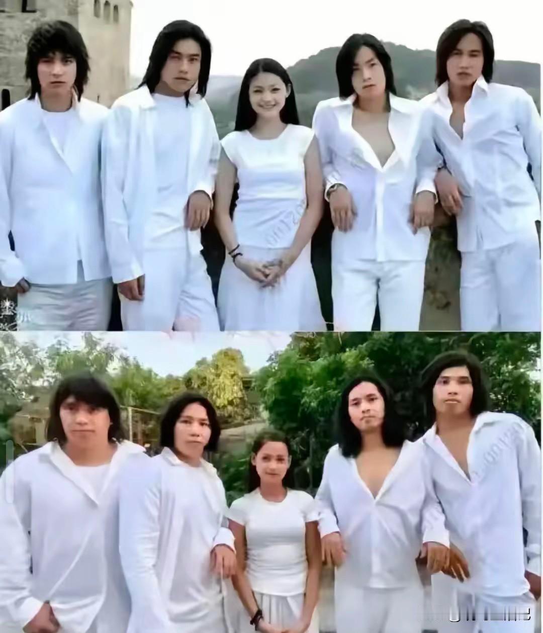 衣服确实十分像F4