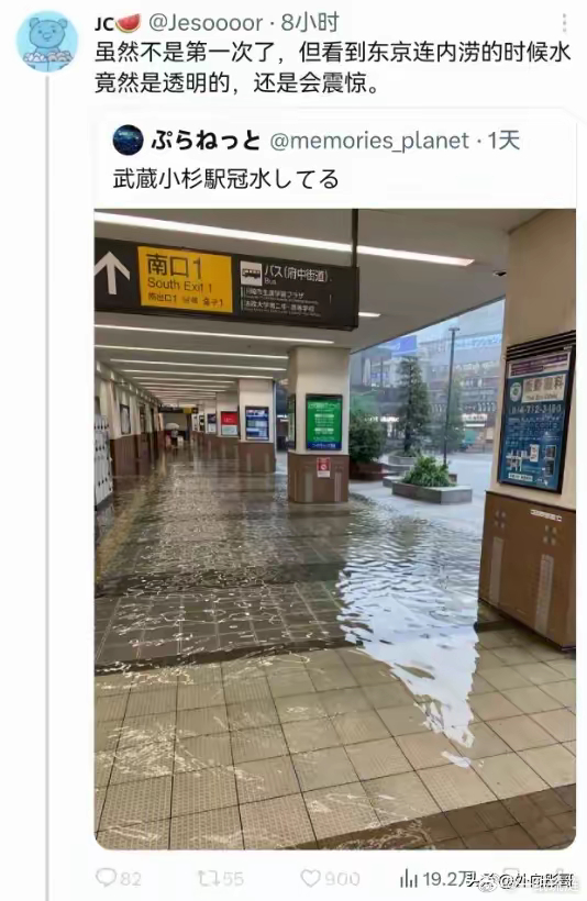 当天有只小猫跑进了城市排水系统内，为了避免小猫受伤害，关闭了排水系统才造成的部分