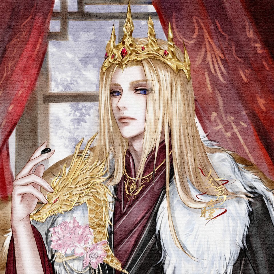 叶罗丽金王子 🦴叶罗丽x金花冠💛精灵梦叶罗丽金王子“小池塘边跌坐看鱼，眉挑烟