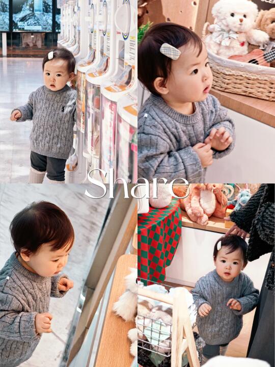 𝒐𝒐𝒕𝒅｜1岁女鹅的穿搭🧶提前过春天啦