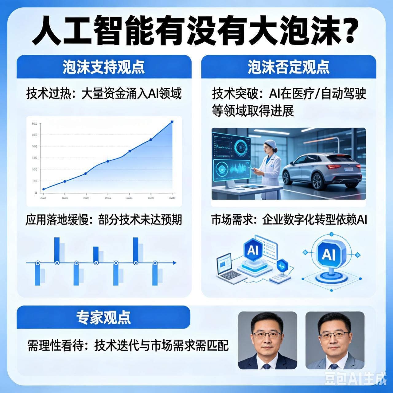 【人工智能是不是有大泡沫？】

看到经济学家马光远表示现在的市场像极了1999年