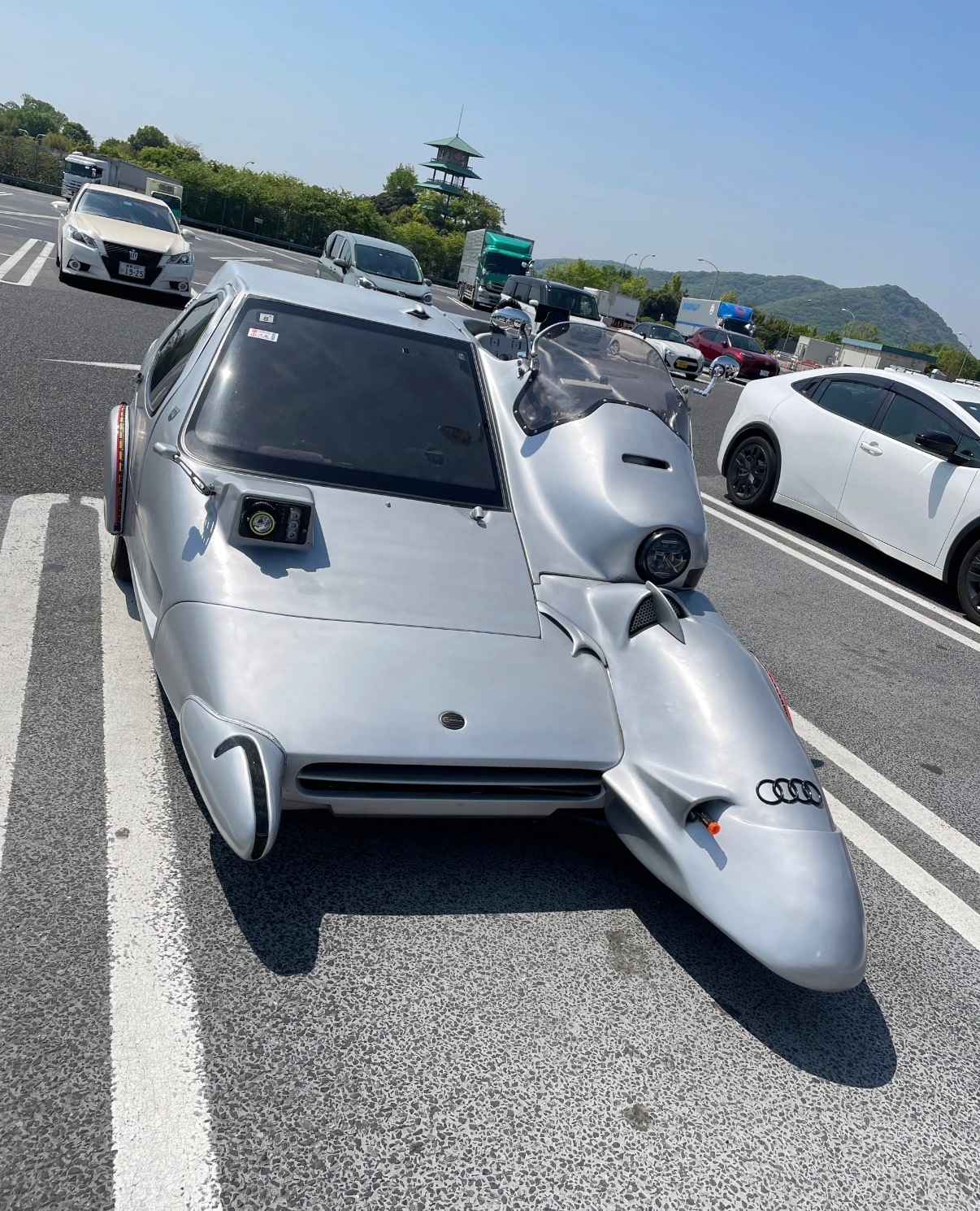 国外网友拍的Audi Corda，很帅，但是总共只生产了十台[无聊]大v聊车 ​
