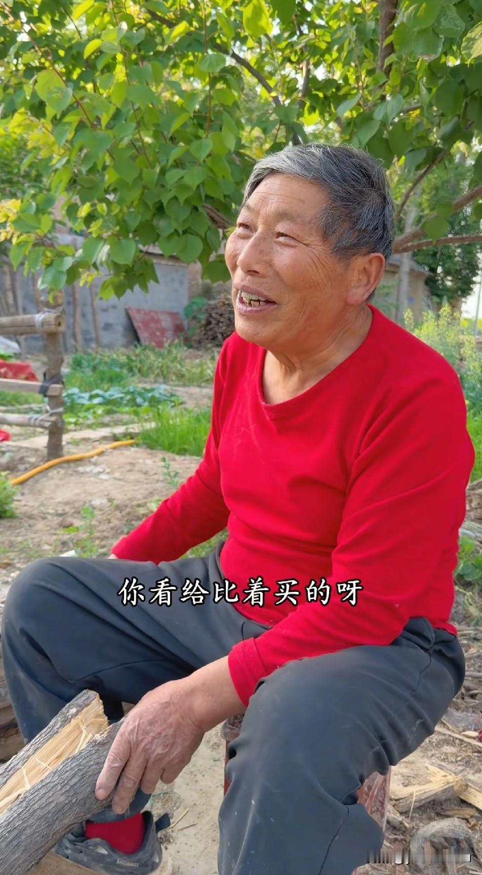 树兰今天穿的还怪喜庆，正中的大红色